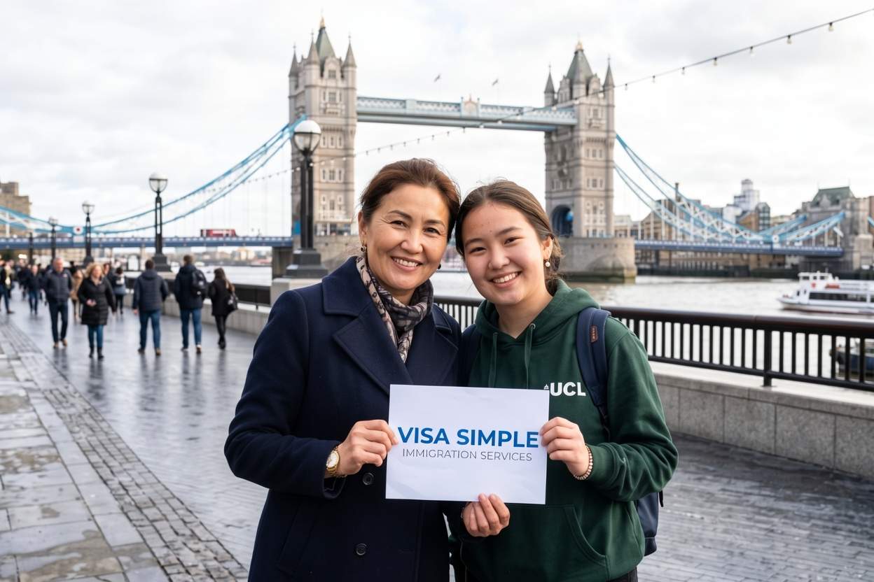 Айгуль — клиент VISA SIMPLE в Великобритании